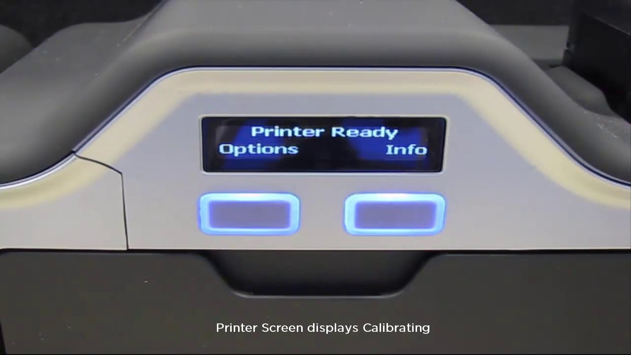 Fargo HDP5000 Card Printer - How to calibrate HDP5000 print ribbon