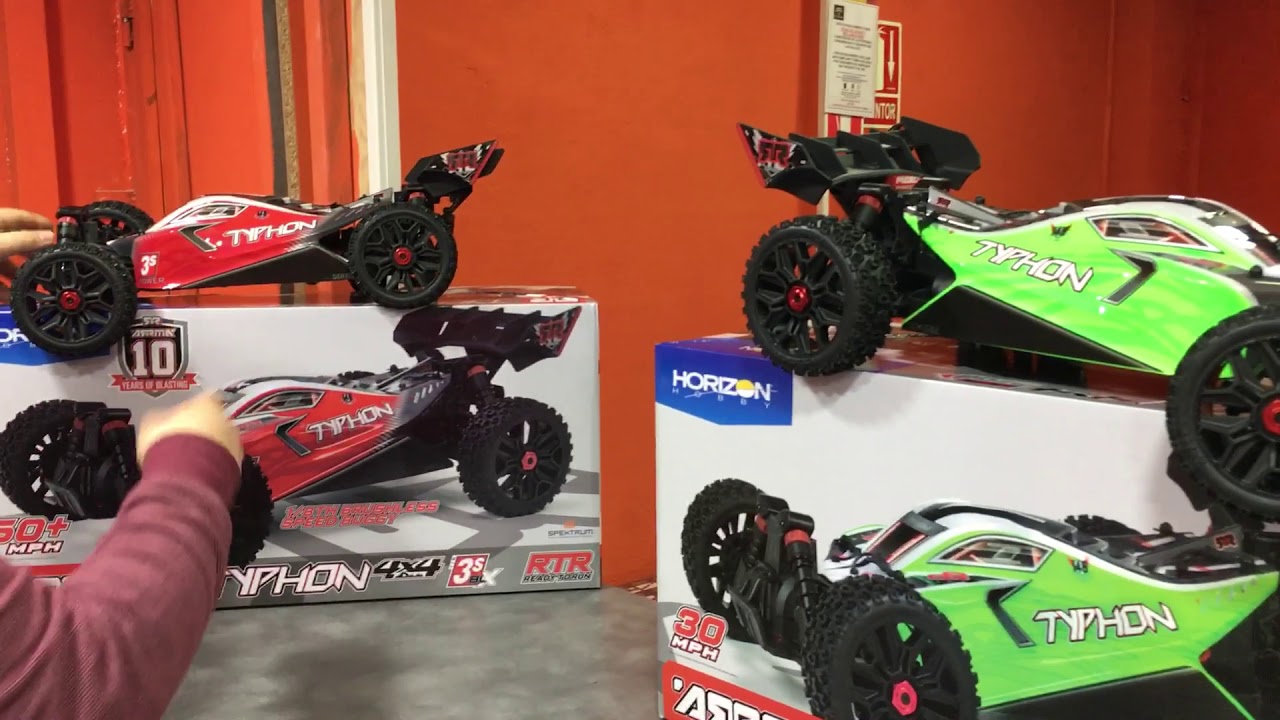 ARRMA TYPHON 6S, 3S & MEGA comparativa en español RCPROGRANADA