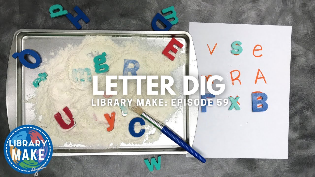 DIY Literacy: Letter Dig (LIBRARY MAKE)