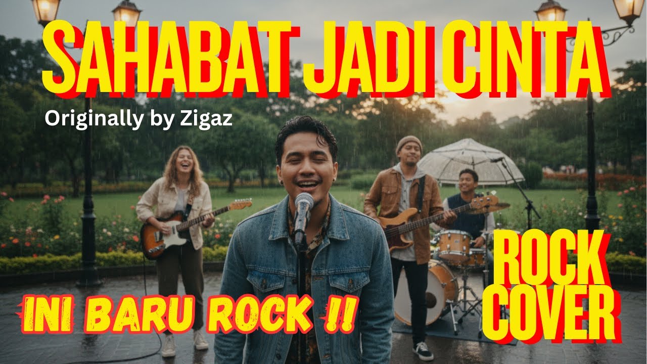 Sahabat Jadi Cinta &ndash; Zigaz | Rock Cover | Cover AI | BaJiLa Music