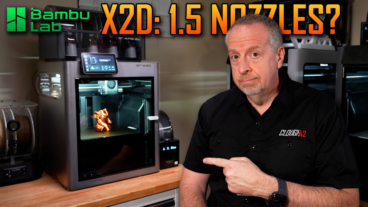 X2D Deep Dive: Dual Nozzles, Bowden Extruder & Real 3D Prints