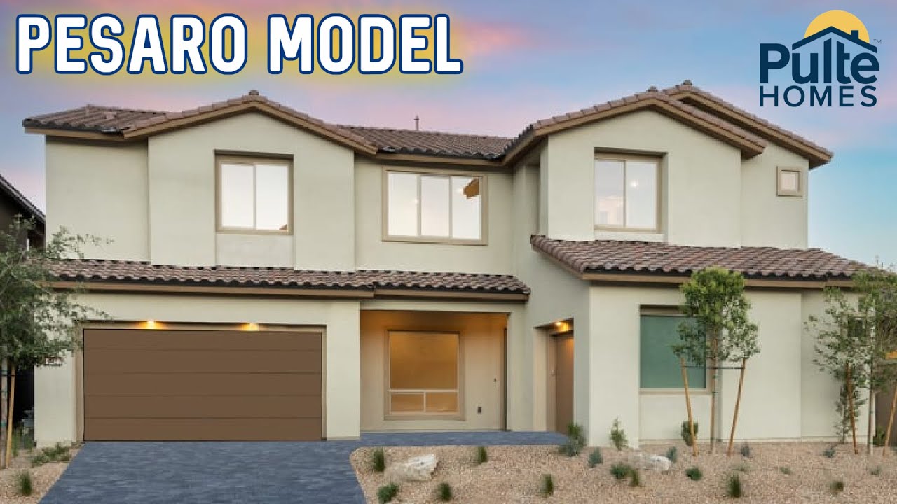 Pesaro Model Home Tour - Carmel Cliff by Pulte Homes in the Redpoint Village of Summerlin