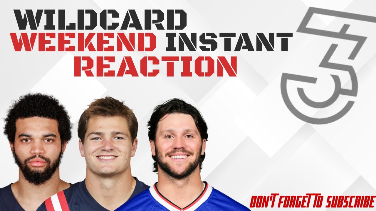 WILDCARD WEEKEND: INSTANT REACTION! DRAKE MAYE MVP!