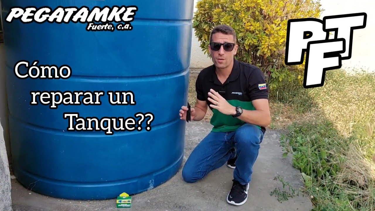 Cómo reparar un tanque de agua con pegatamke Fuerte.