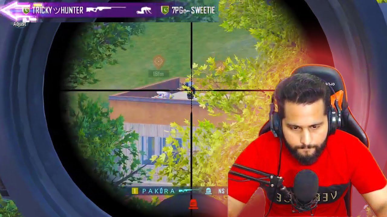 AWM King sniping PUBG Mobile Intense Last Zone Fight | Tricky Hunter