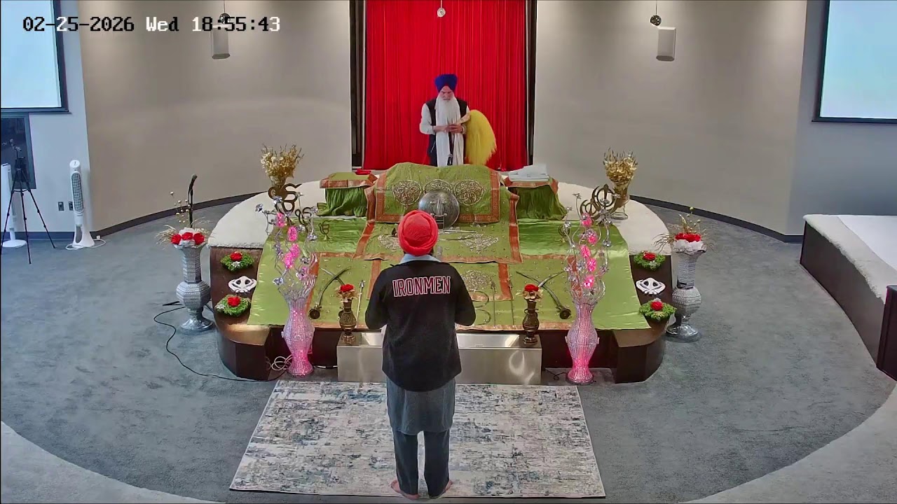 Gurdwara Sahib Kansas Live Telecast Evening Diwan Feb 25 , 2026