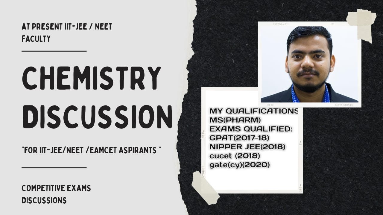 Chemistry for IIT JEE & NEET II #eamcet #iitjee #neet #gate