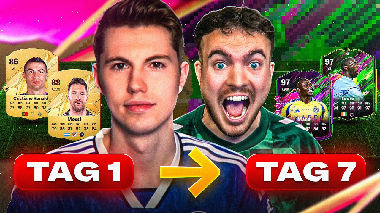 7x TAGE FC 25 im JULI ☀️ Was ERREICHEN 2x YOUTUBER ohne POINTS? 🔍🧐