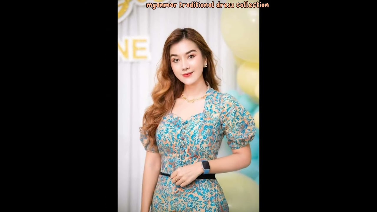 အမေးများတဲ့အပွင့်ဒီဇိုင်းလေးများ#myanmar #sute#top#traditionaldress#update#views#dress #fashion#show