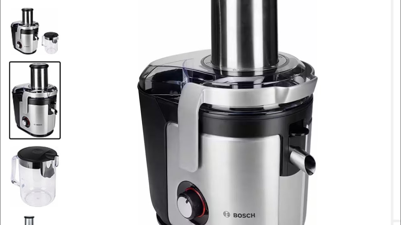 Gemüse Entsaften mit dem BOSCH Entsafter Vita Juice 4 MES4010