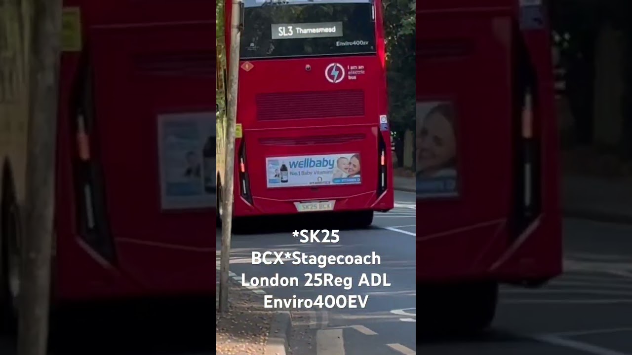 *SK25 BCX*Stagecoach London 25Reg ADL Enviro400EV #fortheloveofbuses #welcometolondon #travel