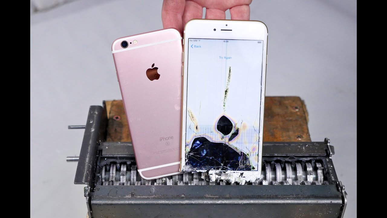 Paper Shredder vs iPhone 6S - Can You Shred an iPhone?