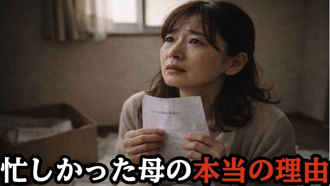 忙しかった母の「本当の理由」〜書類の中に隠されていた、精一杯の愛｜人生物語❘シニア物語｜感動ストーリー