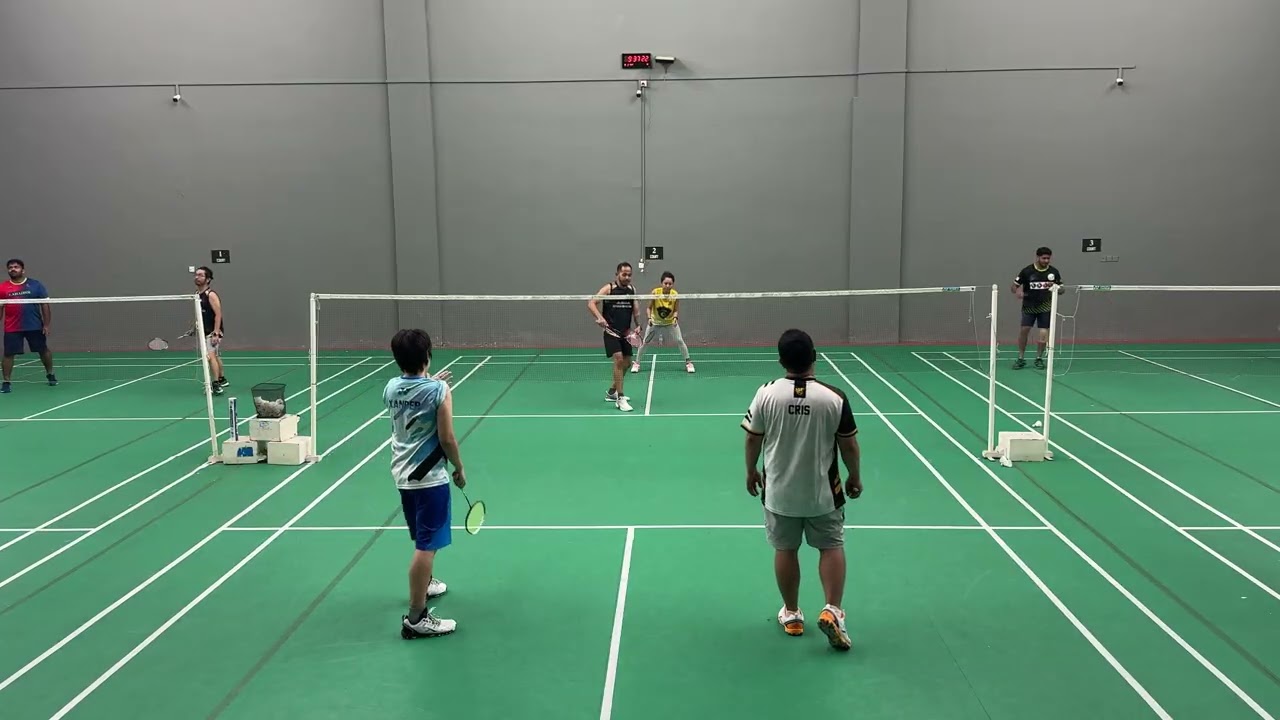 🏸 Doubles ( Cris / Alex  🆚️ Arlyn / Tyke )
