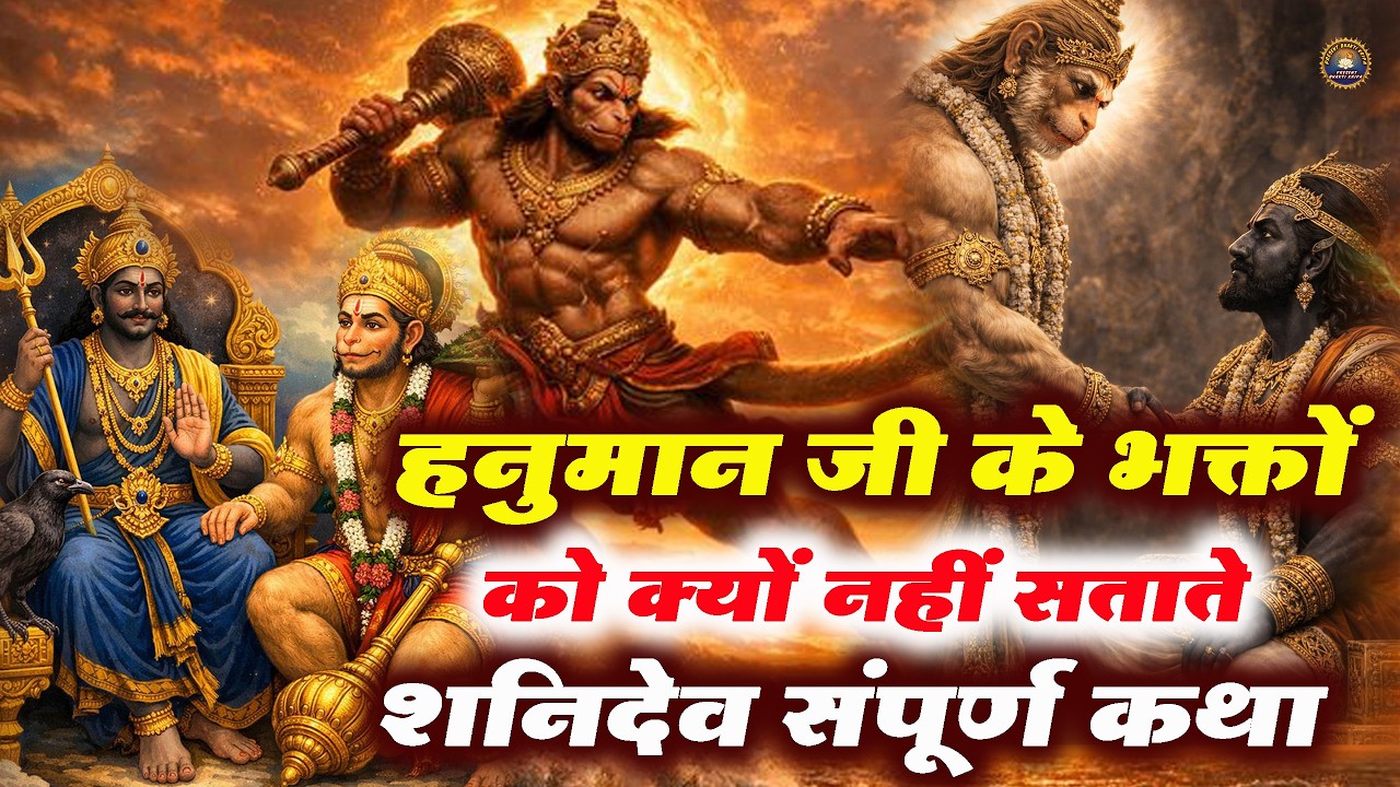 Hanuman Ji katha | हनुमान जी के भक्तों को क्यों नहीं सताते शनिदेव संपूर्ण कथा |