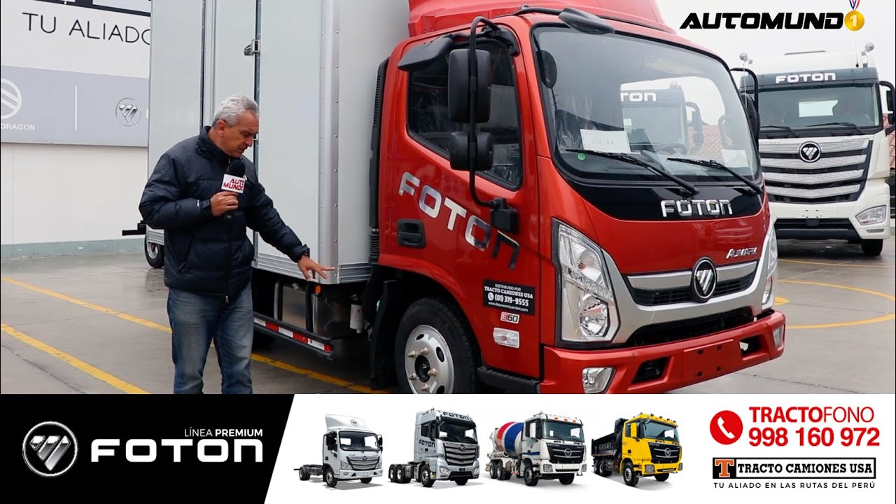 Tracto Primicias: Foton Aumark E de 3 y 4 toneladas, Aumark S y más del portafolio