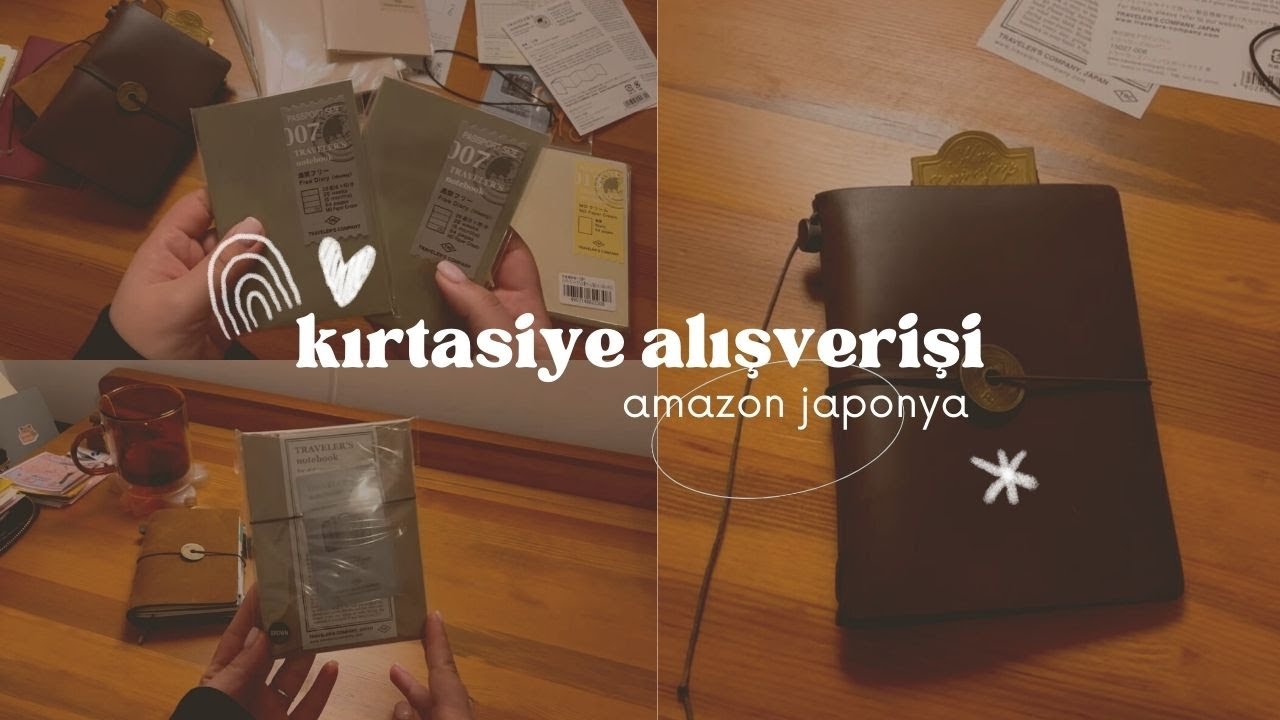 🛒 Yine mi alışveriş Selin? 🙃 Amazon Japonya Kırtasiye Alışverişi | Traveler's Company Stokladım