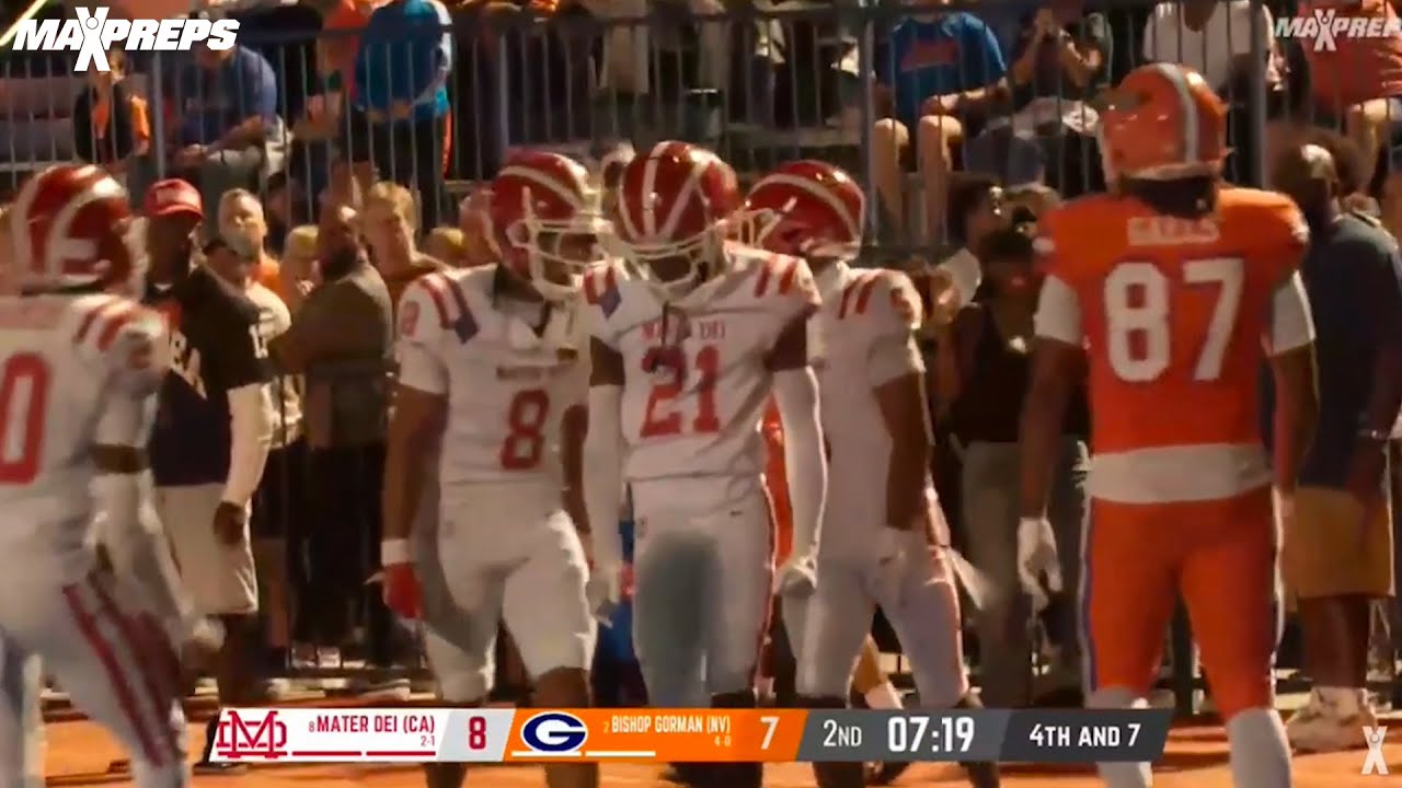 🔥ИГРА НЕДЕЛИ | Mater Dei против Bishop Gorman | Завершилась диким финалом 😱🔥
