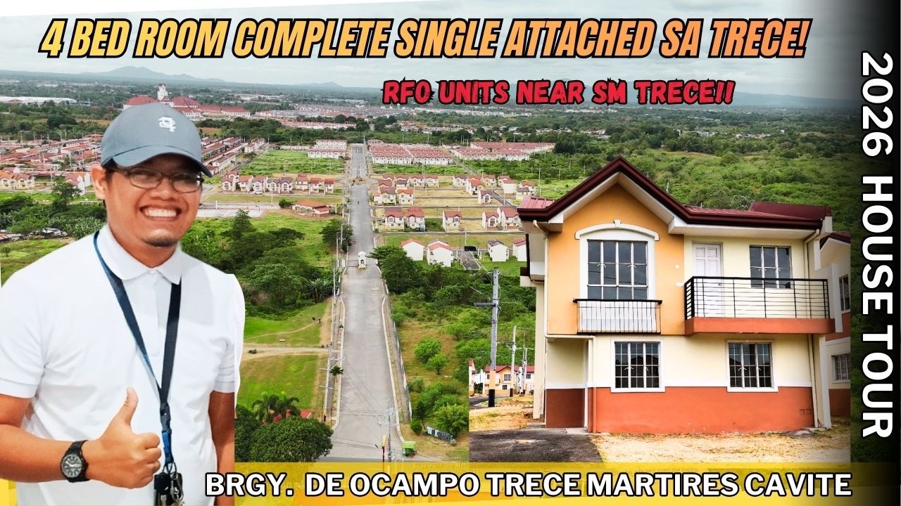 ₱5.7M Complete Turnover Townhouse sa Trece Martires Cavite | Masaito Homes House Tour