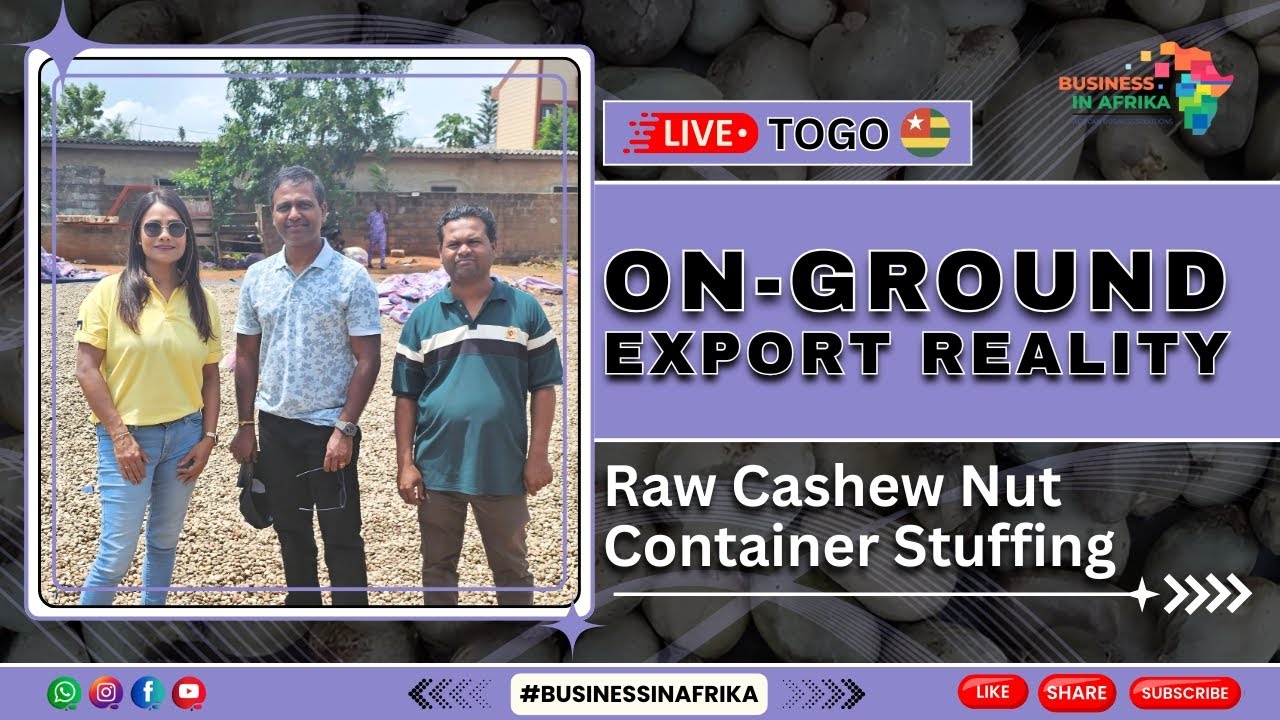 𝐎𝐍-𝐆𝐑𝐎𝐔𝐍𝐃 𝐄𝐗𝐏𝐎𝐑𝐓 𝐑𝐄𝐀𝐋𝐈𝐓𝐘𝐑𝐚𝐰 𝐂𝐚𝐬𝐡𝐞𝐰 𝐍𝐮𝐭 𝐂𝐨𝐧𝐭𝐚𝐢𝐧𝐞𝐫 𝐒𝐭𝐮𝐟𝐟𝐢𝐧𝐠 #businessinafrika #rcn