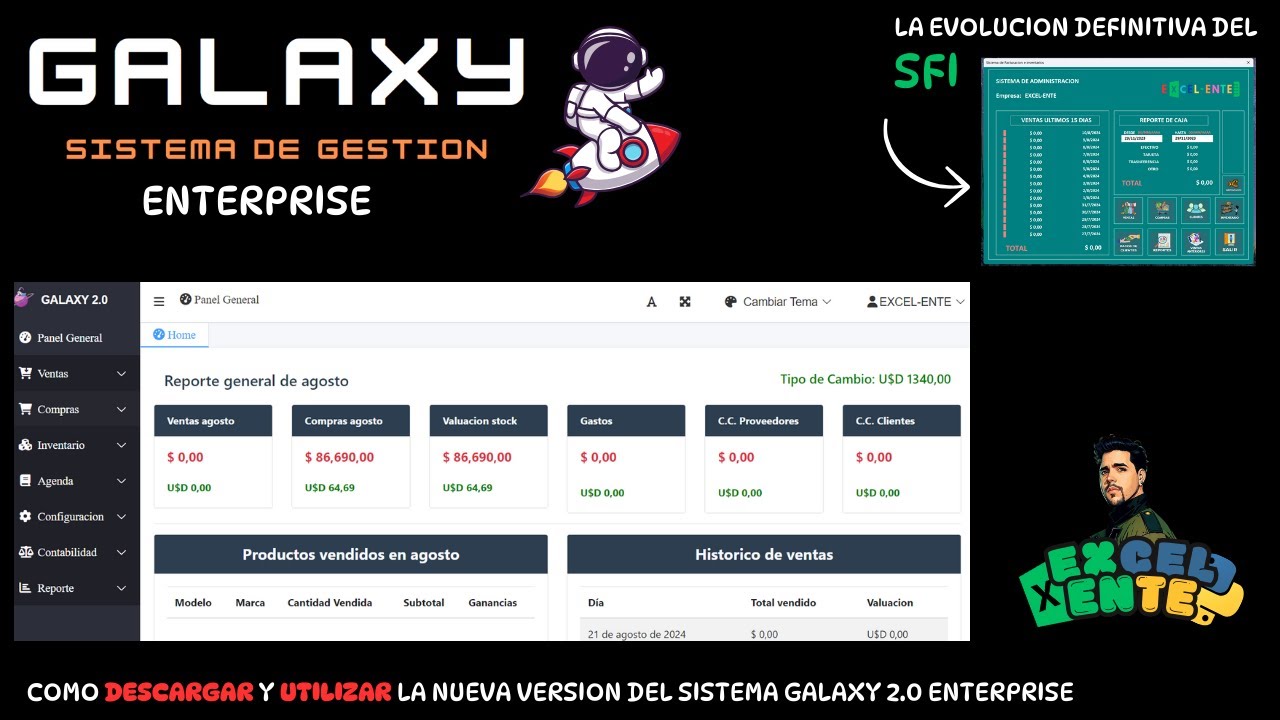 Sistema de Facturacion e Inventarios | GALAXY 2.0 Enterprise