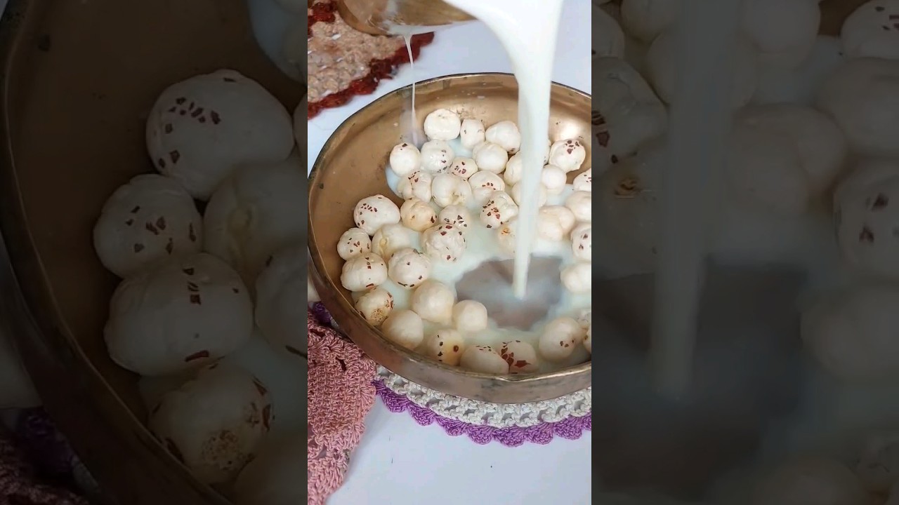 Ekadashi Special ENERGY DRINK Recipe made with Dryfruits+Milk+Makhana #shorts #ashortaday
