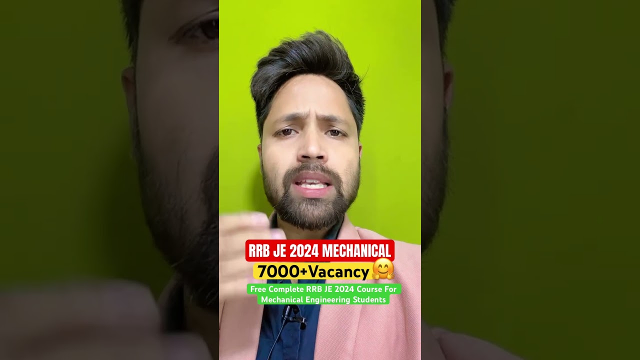 #rrbje2024 #rrbje #rrbjemechanical #rrbjeonlinecrashcourse #freerrbjeprepartion