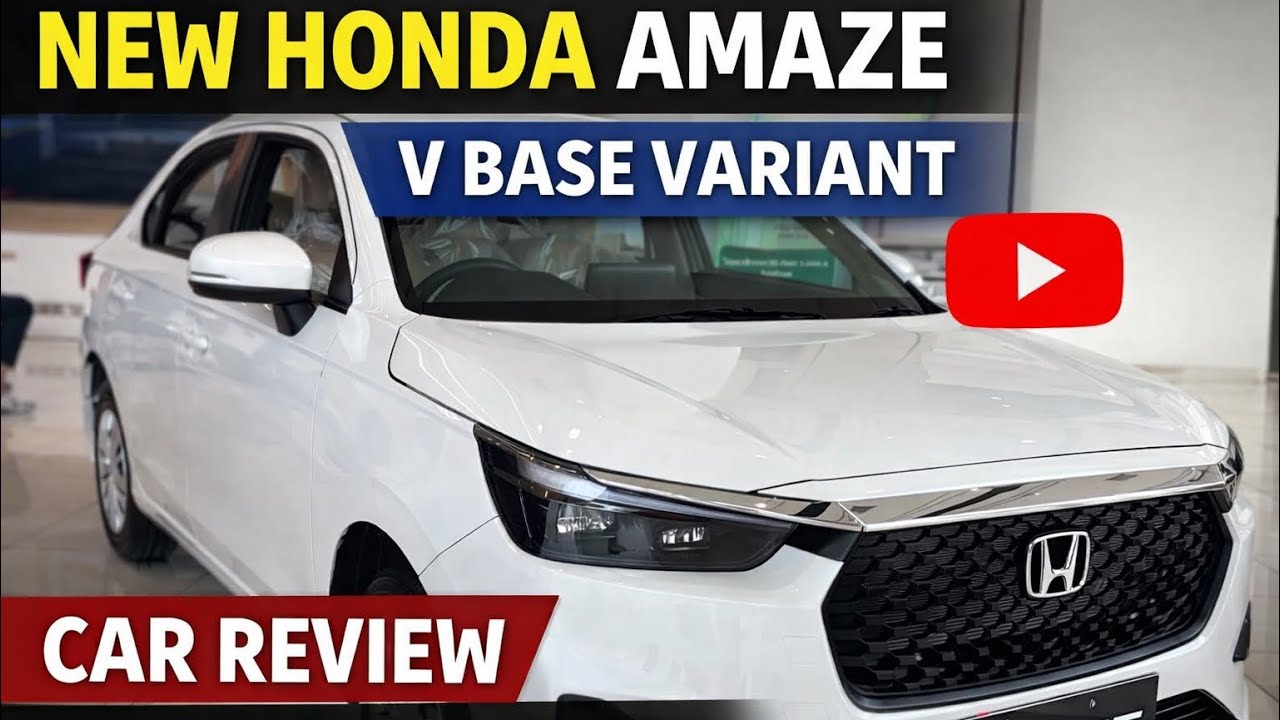 NEW HONDA  AMAZE V Variant?Value for money!!! MUST WATCH