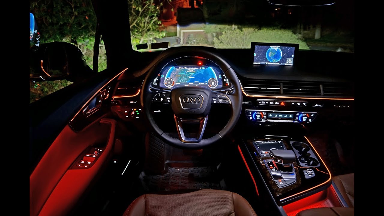 2019 Audi Ambient Lighting Tutorial (Custom Interior Lighting!!)