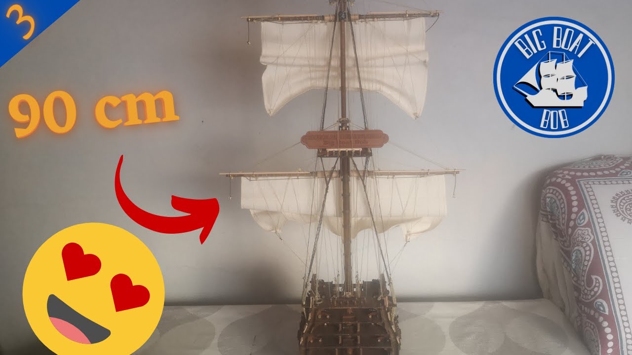 It is HIGH ☝️ Santisima TRINIDAD #shipmodelbuilding (FINAL)