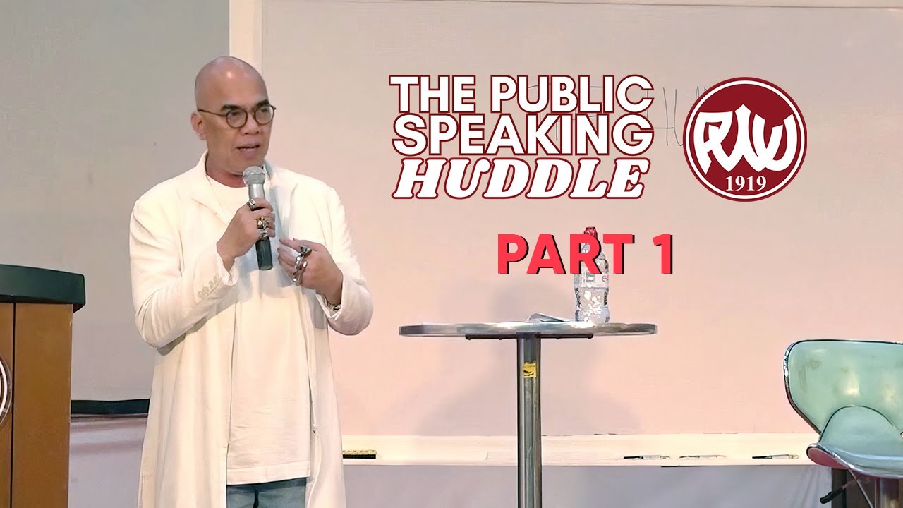 The Public Speaking Huddle with Boy Abunda (Part 1)