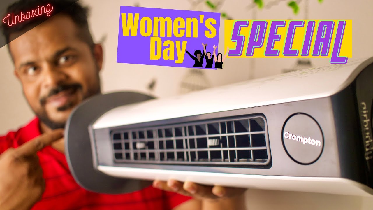 Womens day special Unboxing : Crompton Airbuddy Kitchen Fan