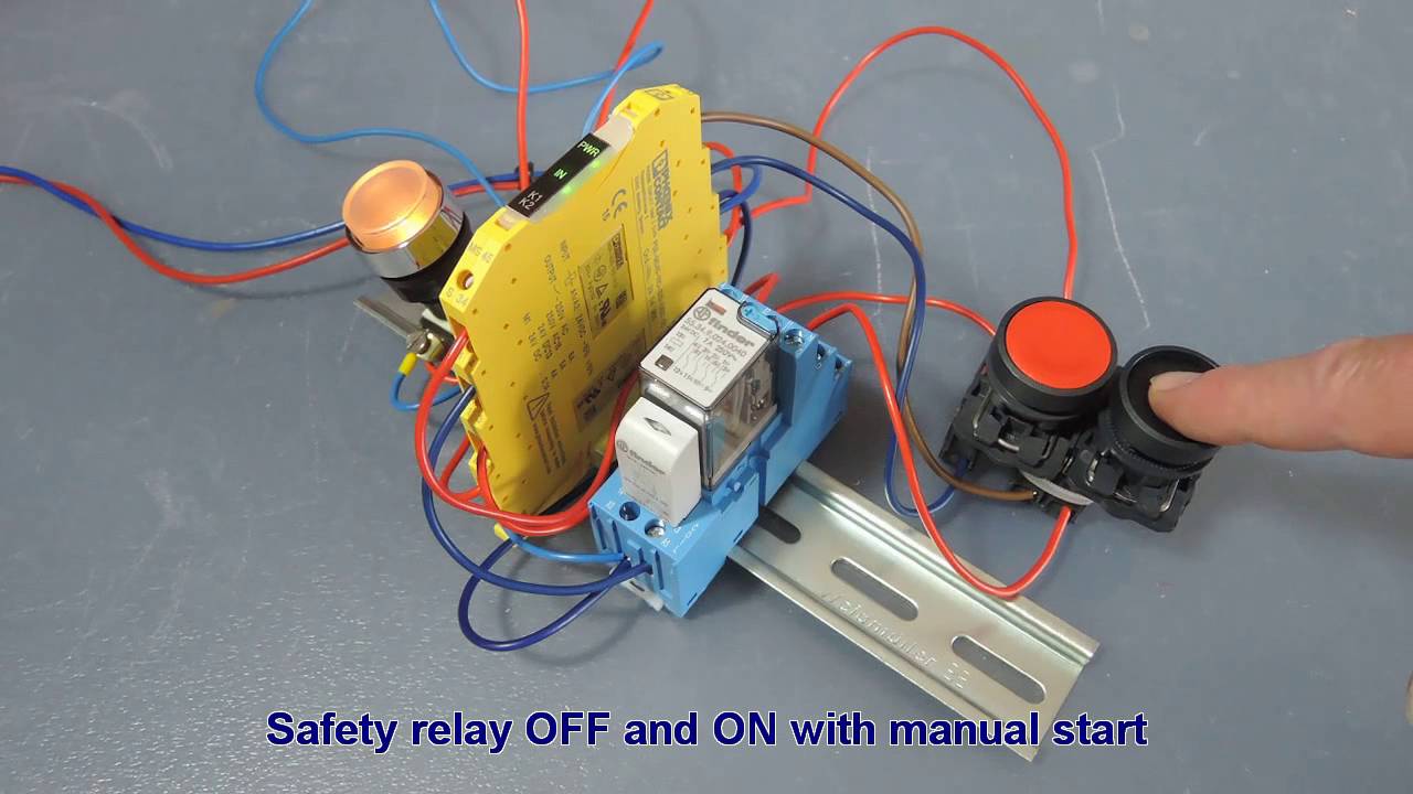 Bezpečnostní relé Phoenix Contact PSR-MS45 prakticky / Narrov safety relay PSR-MS45