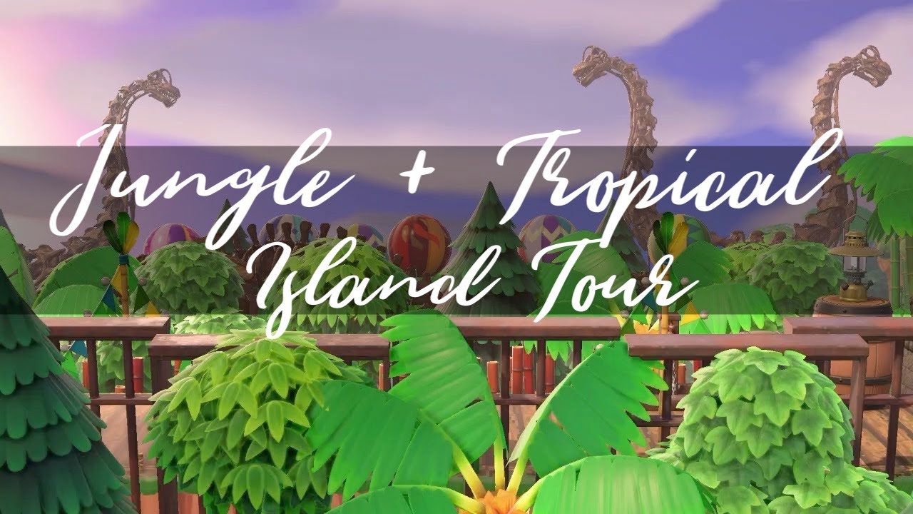Amazing Jungle + Tropical Island Tour | Animal Crossing New Horizons