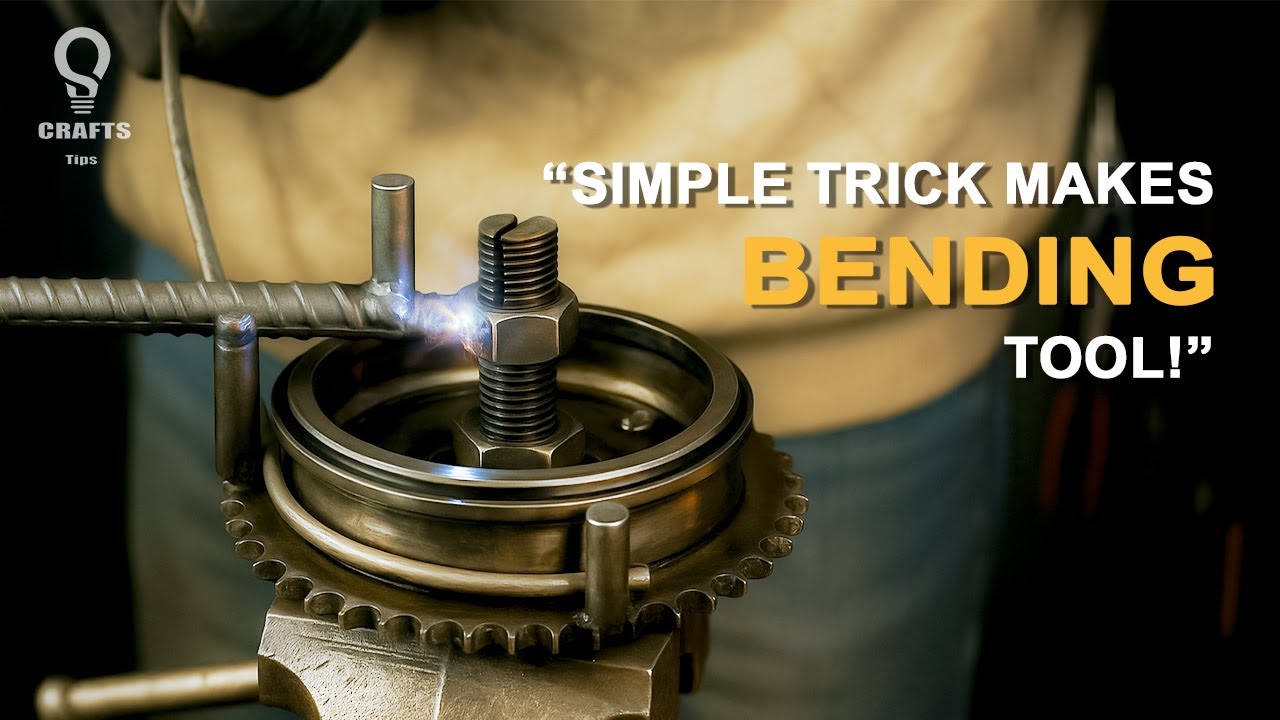 Creative Idea - Craftsmen Releases Simple New Trick To Make A Genius Bending Tools. 