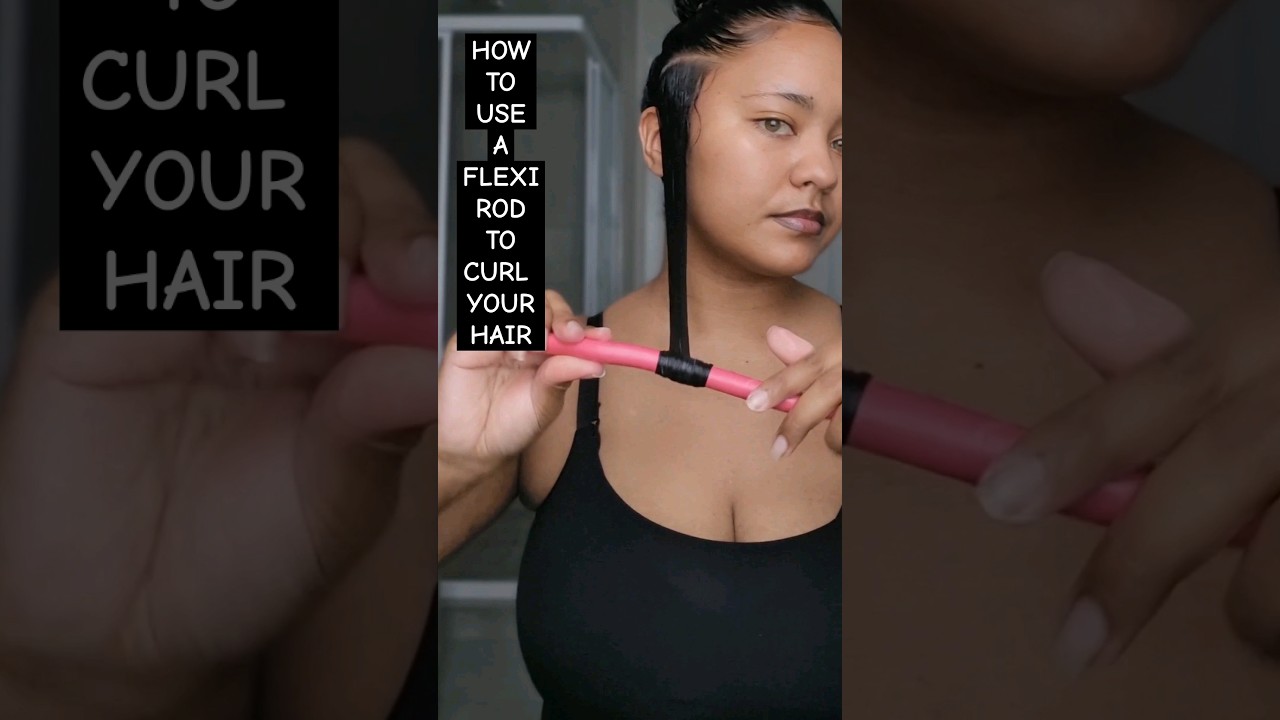 HOW TO USE FLEXI RODS TO GET CURLS || #curls #naturalhair #2024 #curlyhair #washday #curly