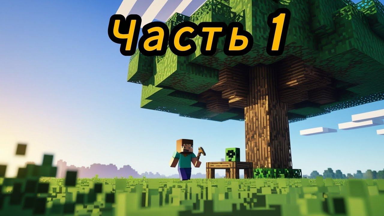 Майнкрафт, но я убил эндер дракона (часть 1)