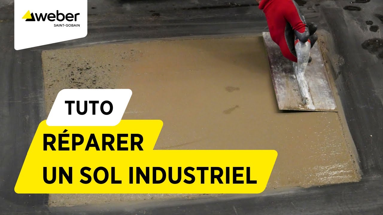 Comment r&eacute;parer un sol industriel ? |  Weber