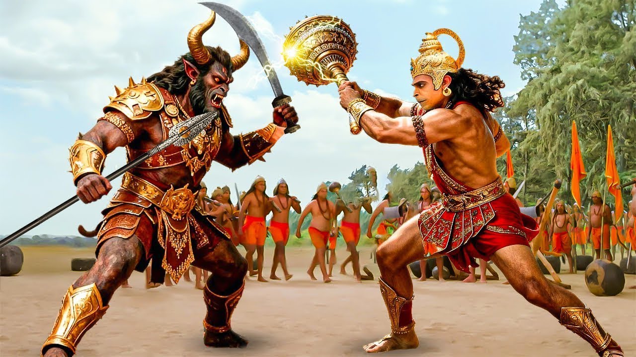 हनुमान जी ने रावण के सबसे शक्तिशाली राक्षस को सिखाया सबक | Mahabali Hanuman |#hanuman #bhakti