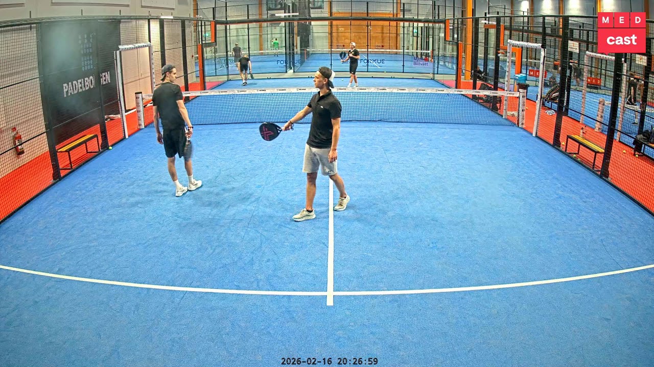 MEDcast - Padelborgen , Mölnlycke - Bana 1 - 2026-02-16 20:17