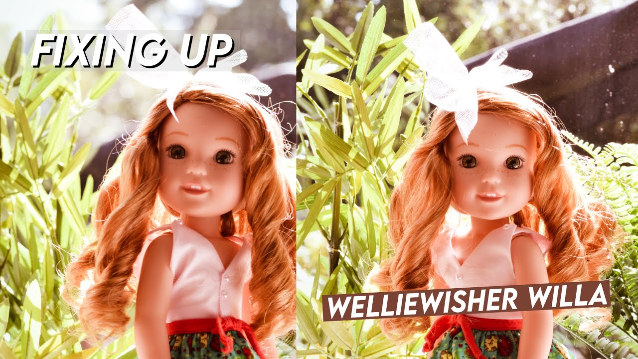 Restoring an American Girl Wellie Wishers doll