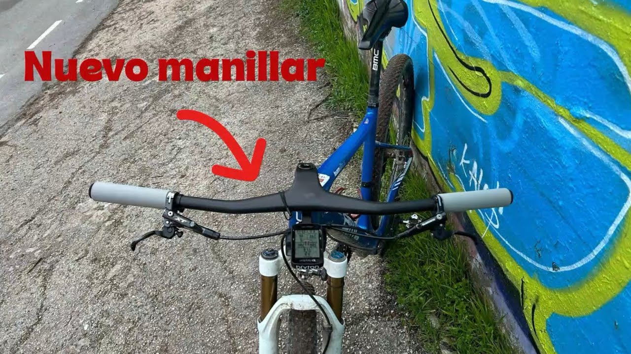 Montando nuevo manillar de aliexpress