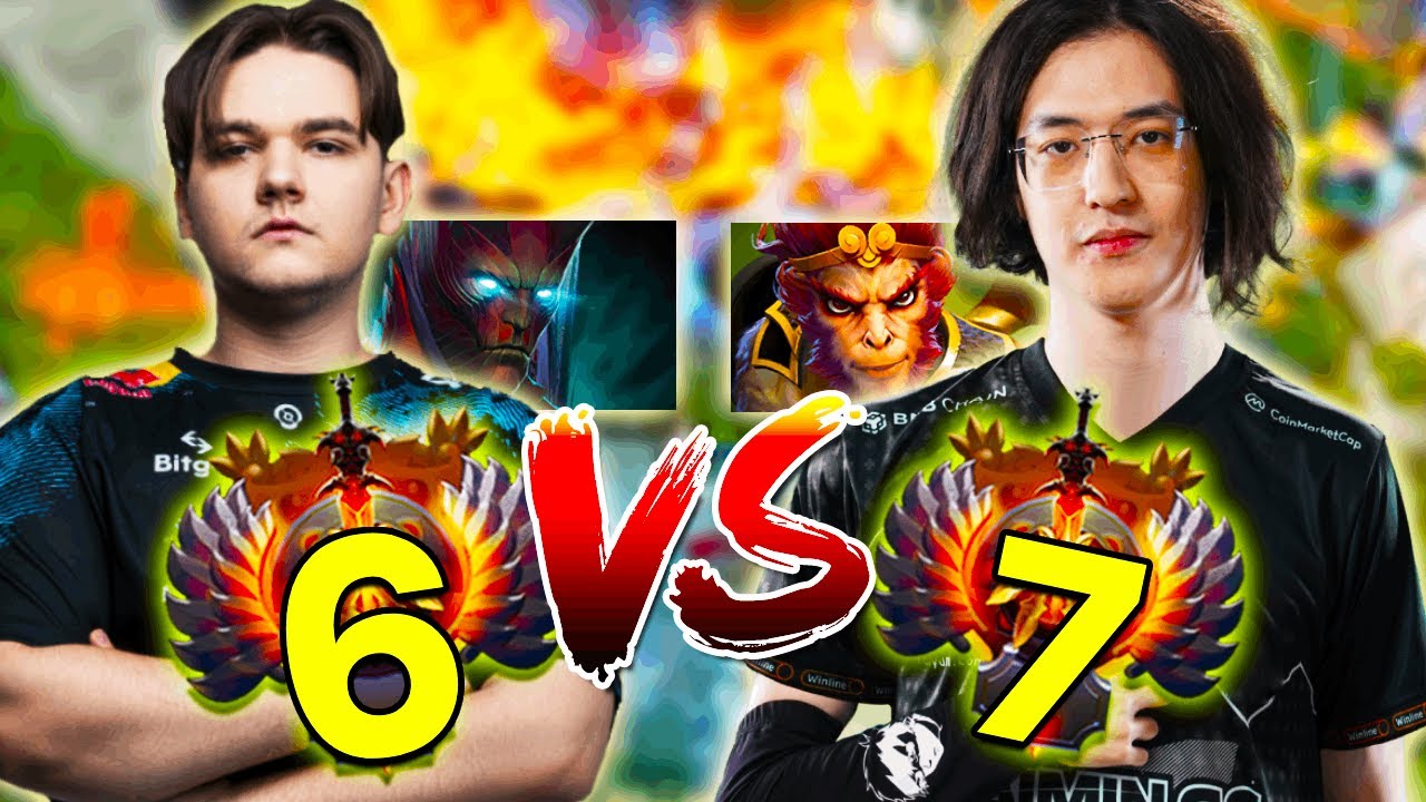 Can Watson beat Yatoro? Rank 6 vs Rank 7 Dota 2 Ranked High Immortal
