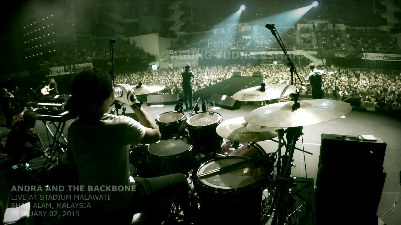 DRUM CAM ANDRA AND THE BACKBONE - LIVE AT MALAYSIA 2019 FEB 02