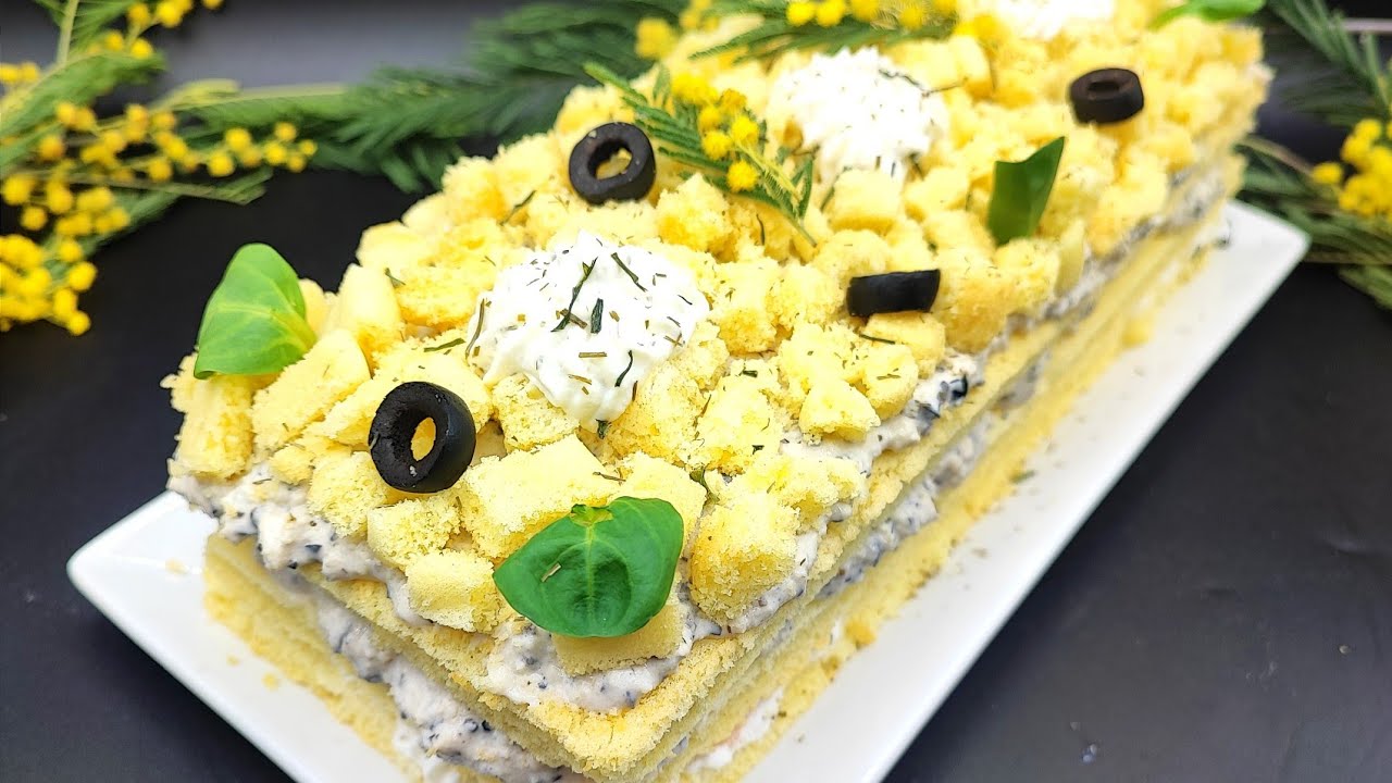 mattonella mimosa salata 🌼 8 Marzo