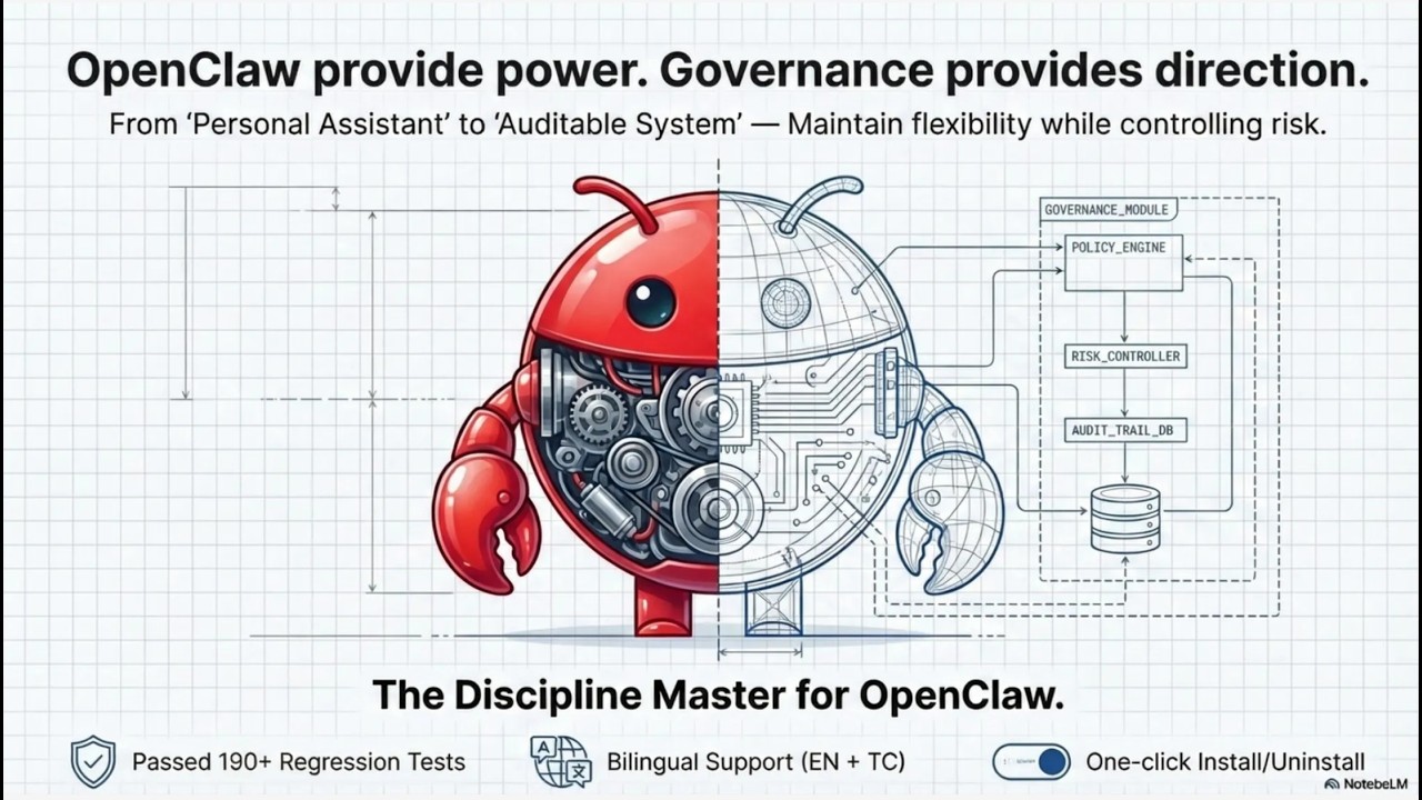 Discipline Master for OpenClaw (Workspace Governance Plugin) : Github FREE download !