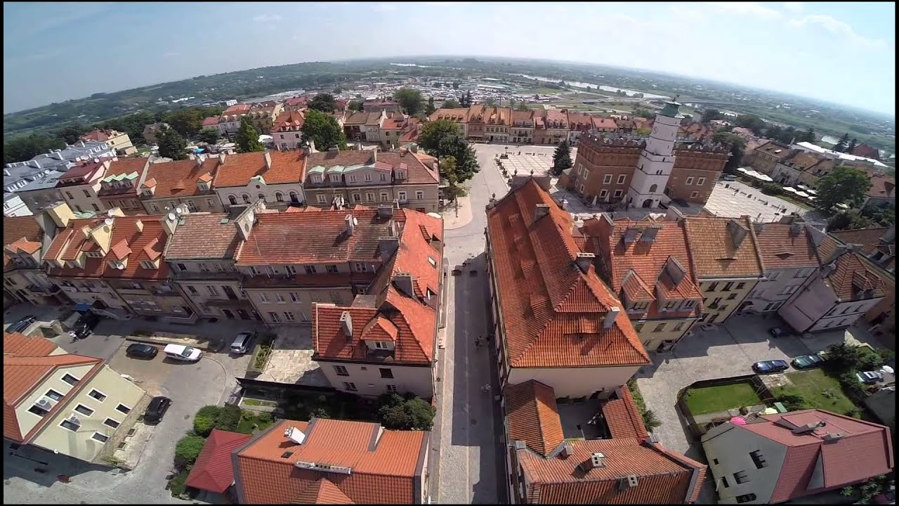 DRON Sandomierz z lotu ptaka 2014 FullHD