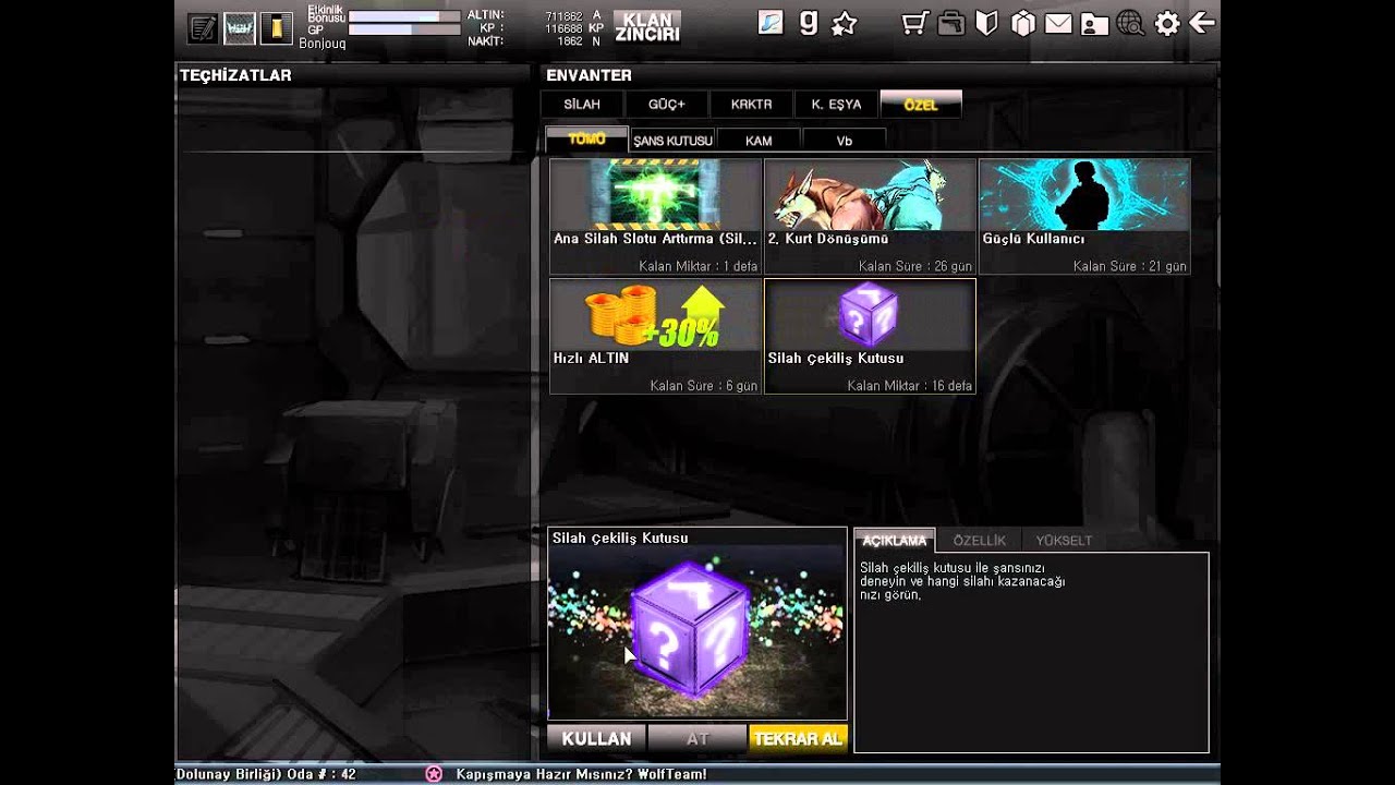 wolf team silah kutusu a&ccedil;ma part 3