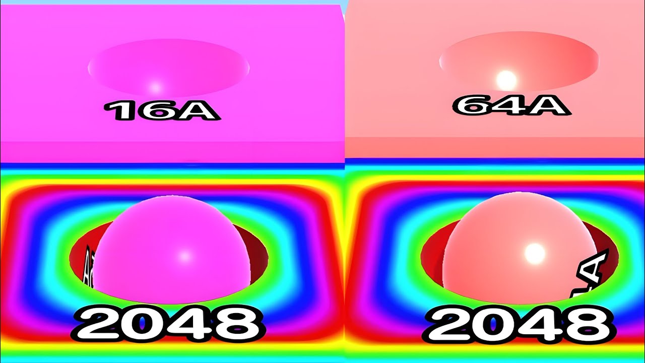 Ball Run 2048 - All Levels android gameplay walkthrough ( Levels 5000 )