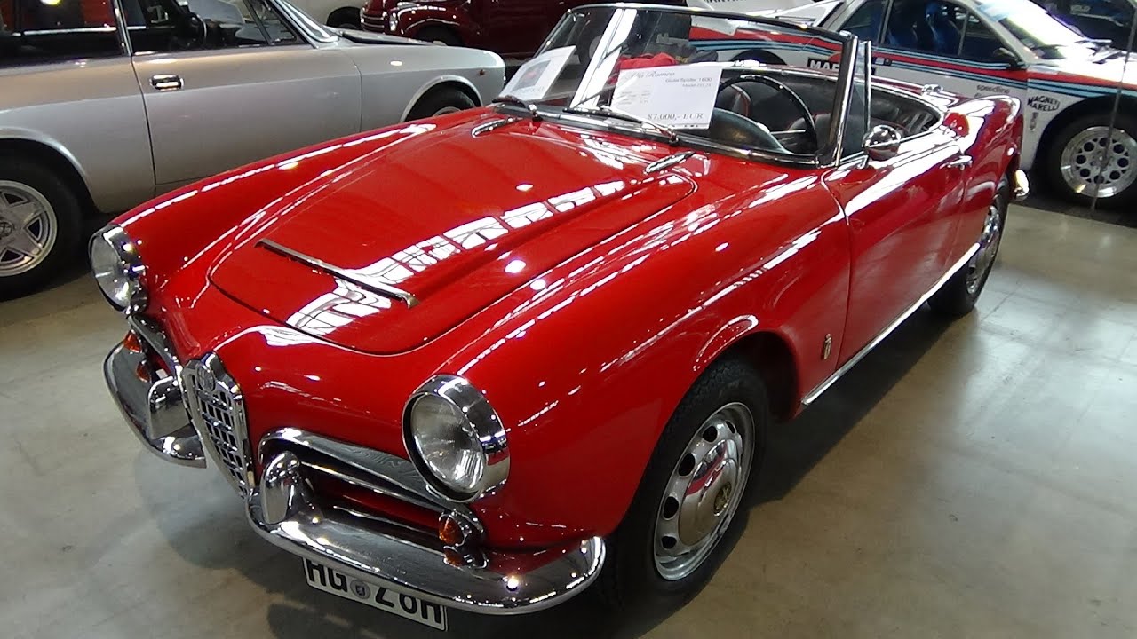 1964 Alfa Romeo Giulia Spider 1600 - Exterior and Interior - Retro Classics Stuttgart